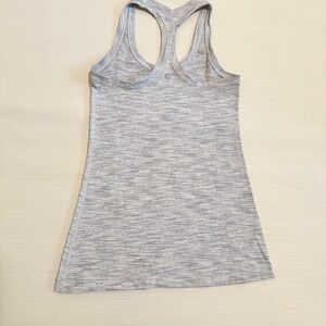 Women's Gray Racerback Tank Top